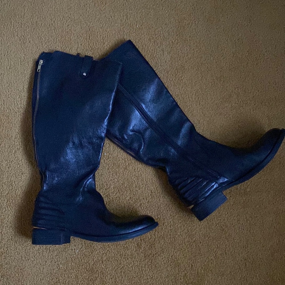 Leather Black Boots